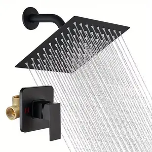 8"High Pressure Square RainShower Head Luxury Standing Showers Shower Accessoriest for Home, Bathroom Accessories, Home Shower Set, Shower Heads