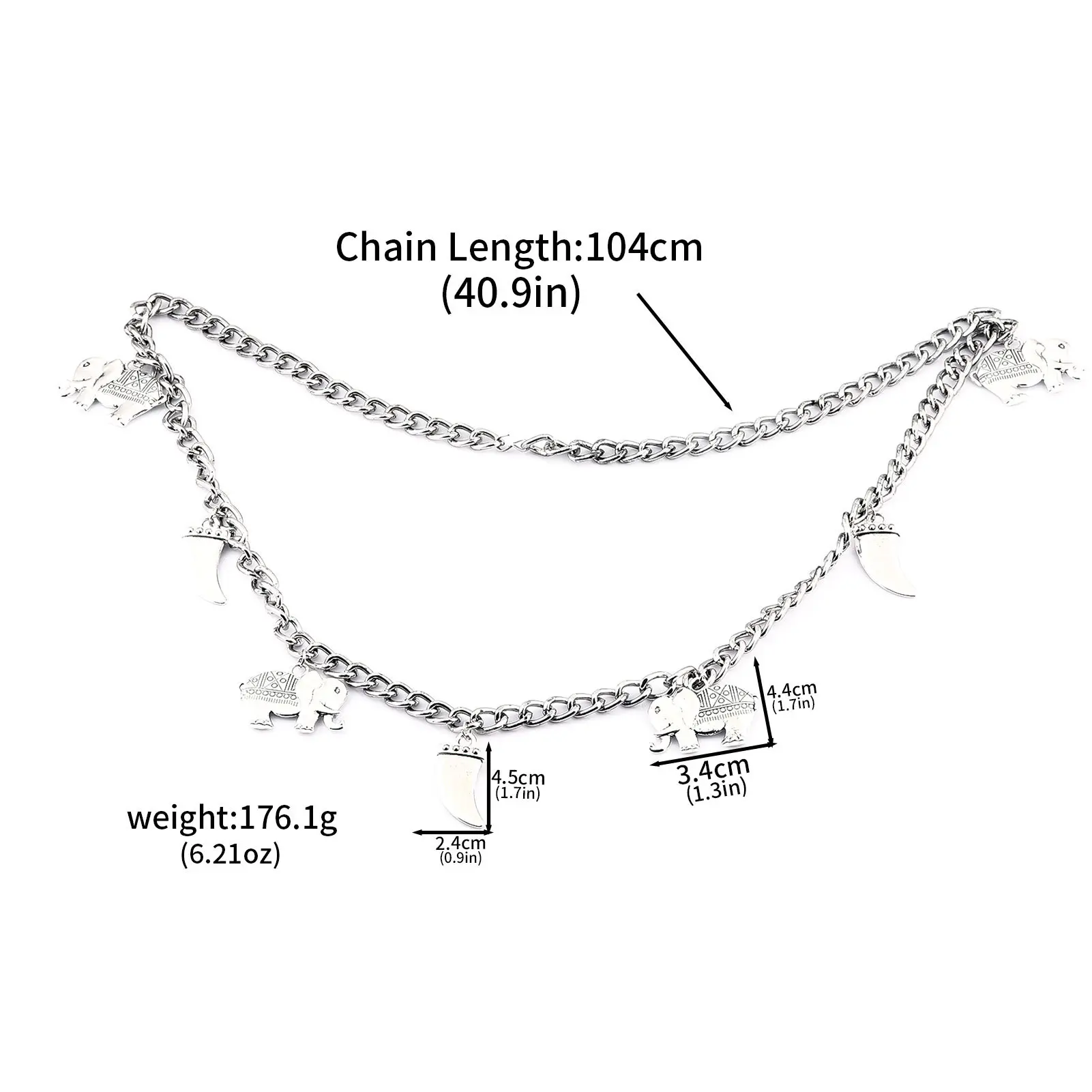 Simple Elephant Ivory   Silver