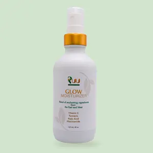 Ruu Beauty Lab Glow Moisturizer - Skin Brightening Glow Skin Vitamin C Turmeric Kojic Acid Honey Niacinamide Science Backed Ayurvedic Herbal Cruelty Free Made in USA Sri Lankan Traditions Skin Care Beauty Trends For All Skin Types