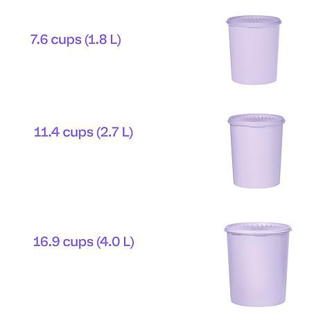 Tupperware® 14-piece Heritage Sheer Canister Collection