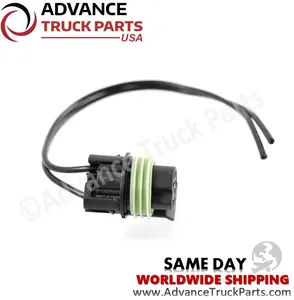 Advance Truck Parts W094103 Pigtail Connector 2 Pin for Pressure Switch