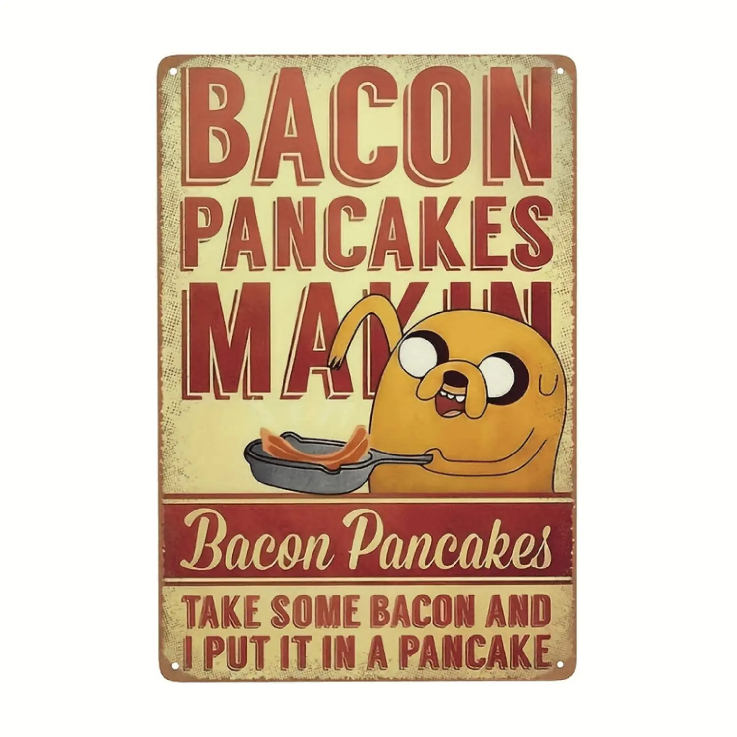 Vintage Adventure Time Metal Sign - Retro Cartoon Character Wall Decor, Perfect for Home, Bar, Or Man Cave. Vintage Adventure Time Metal Sign - Retro Cartoon Character Wall Decor, Perfect for Home, Bar, Or Man Cave.