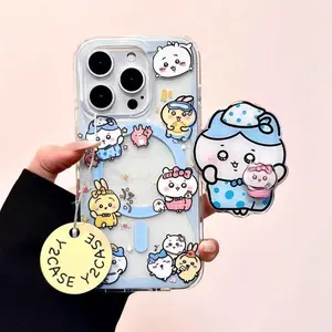 Sleepwear watermelon C-Chiikawa Usagi phone case suitable for Apple iPhone 17 Pro Max, 16, 14