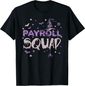 Payroll Squad Halloween Fun Payroll Manager Witch T-Shirt - Peterbauti Shop 80MB0DGFBBSHC