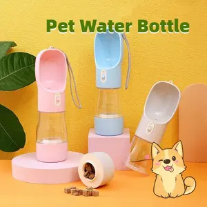 Portable 2-in-1 Dog Water Bottle & Food Container