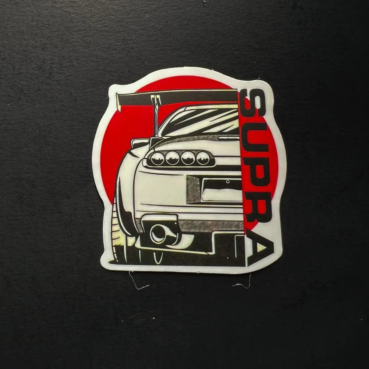 Toyota Supra MK4 JDM Red Sun Premium Quality Sticker