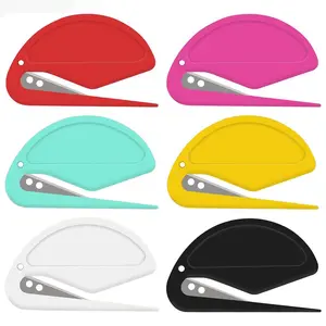 Letter Opener, 6 Counts/set Colorful Envelope Mail Wrapping Paper Opener, Office Stationery & Supplies, Office Accessories