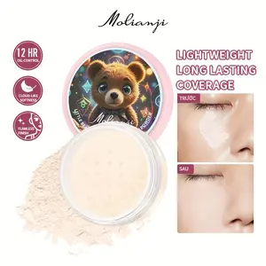 1pc Waterproof Makeup Setting Powder for Long-Lasting Oil Control, Sweat and Smudge Resistant Matte Finish, Lightweight Natural Look, Perfect St. Patrick's Day Gift