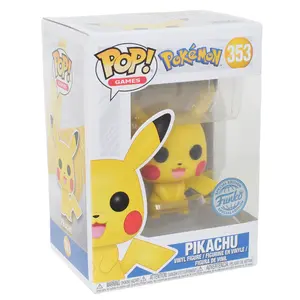 Funko Pop! Games: Pokemon - Pikachu #353, Funko Special Edition, with Clear Pop Protector