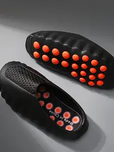 Unisex Lightweight Massage Slippers, Breathable Eva Material, Fashionable Indoor Outdoor Shoes, Non-Slip Design, All-Season Comfort