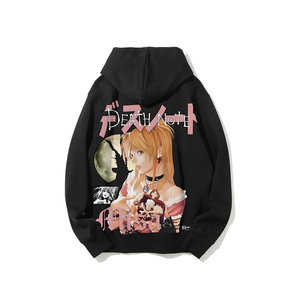 Death Note Misa Amane Hoodie Anime Unisex Couple Gift Trendy Manga Streetwear