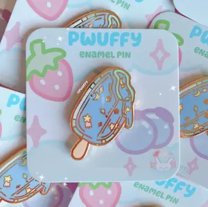 Pwuffy Galaxy Popsicle Enamel Pin
