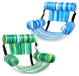 Pool Floats Chairs Adult, 2 Packs Inflatable Pool  Chairs, Blow up Pool Noodles Floats for Adults,Floating Water Chair for Pool Party Summer Water Fun
