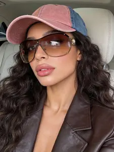 Women's Y2K Frameless Sunglasses, Casual Versatile Design, Elegant and Stylish, Perfect for Daily Wear, Comfortable Fit, Trendy Beach Eyewear