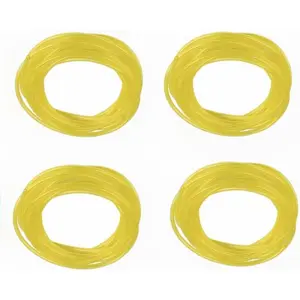 4 Size Petrol  Gas Line Pipe Hose Tubing For Poulan Craftman  String Trimmer Blower Lawn Mower, Small Engine etc.I.D.x O.D. 0.80" x 0.14",3/32" x 3/16",1/8" x 3/16",1/8" x1/4".