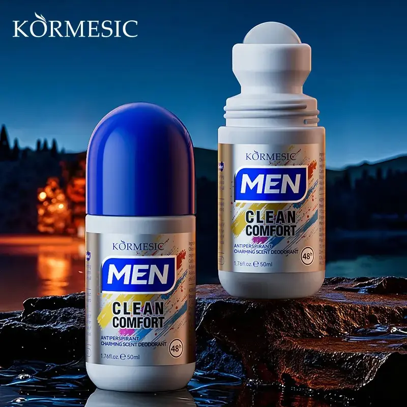 Long Lasting Floral Perfume Roll On KORMESIC Men Sweat Deodorant