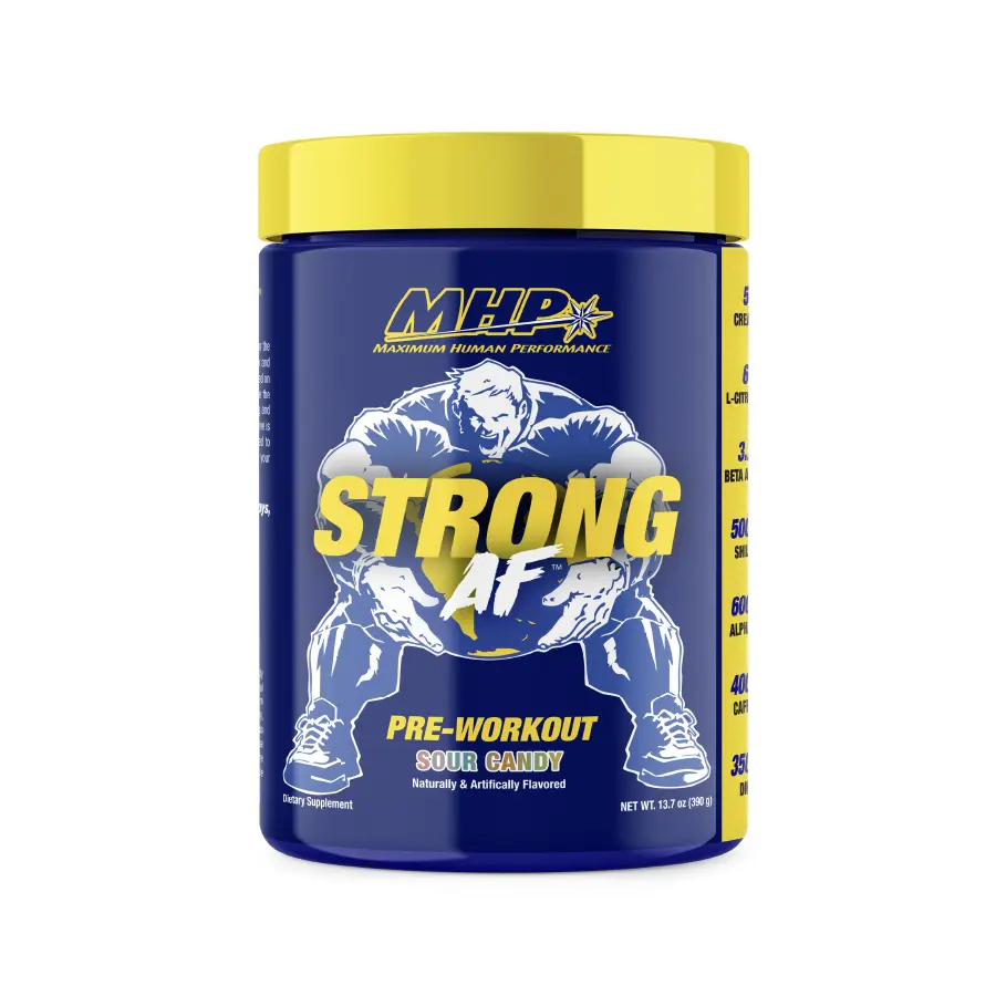 MHP STRONG AF Pre-Workout Muscle Building Strength Performance Creatine Shilajit Beta Alanine Citrulline Alpha-GPC 40 Servings - TikTok Shop MHP STRONG AF Pre-Workout Muscle Building Strength Performance Creatine Shilajit Beta Alanine Citrulline Alpha-GPC 40 Servings - TikTok Shop