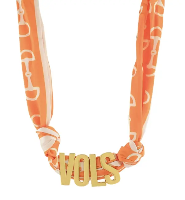 "GAMEDAY" VOLS Scarf Necklace