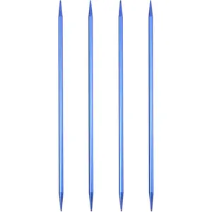 4 count Knitting  4.5mm ( Size 7)  Alloy Double Pointed Knitting  7.87 Inches Length Metal Weaving Tool for  Projects DIY Knitting, Navy Blue