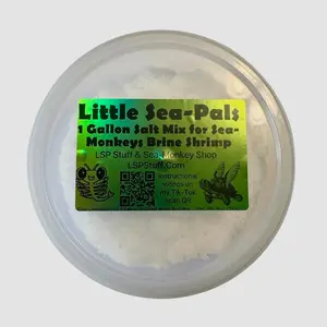 LSP 1 Gallon Salt Mix - Little Sea-Pals - For Use with Sea-Monkey, Aqua-Dragons, Brine Shrimp & More