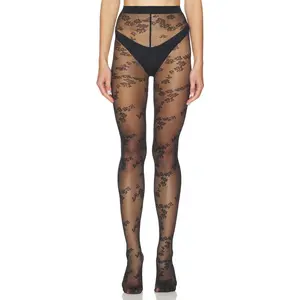Wolford Floret Tights in Black