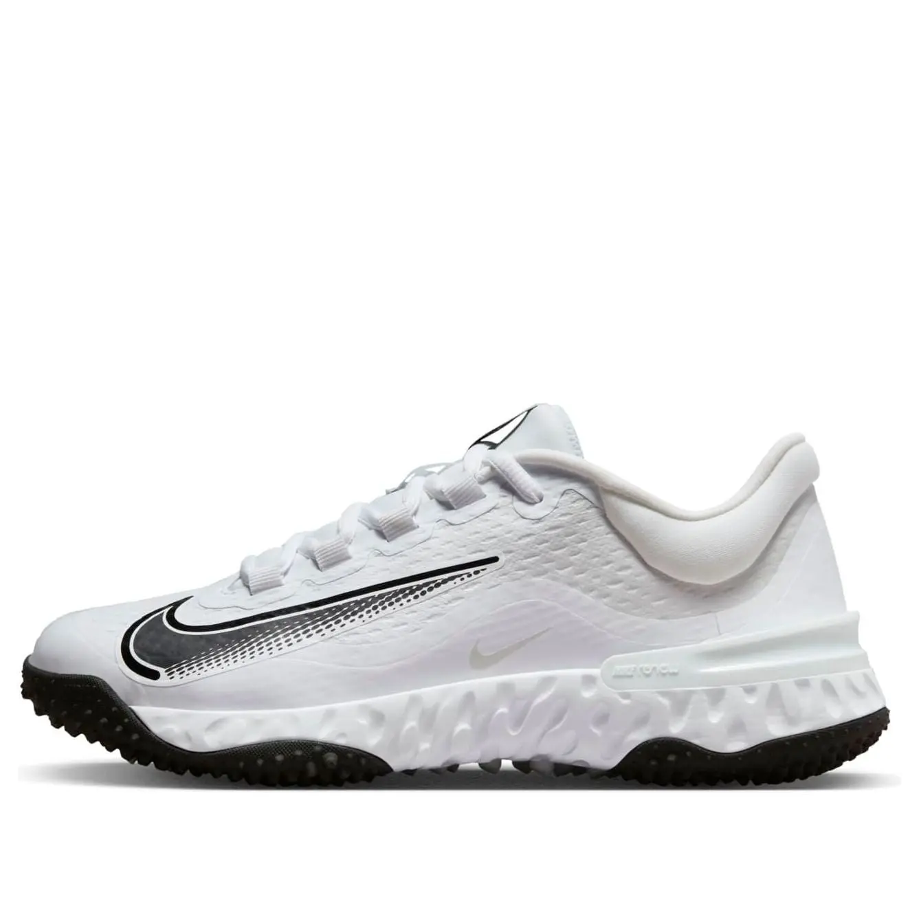 (WMNS) Nike Alpha Huarache Elite 4 Turf 'White Black' FD2746-100 (WMNS) Nike Alpha Huarache Elite 4 Turf 'White Black' FD2746-100