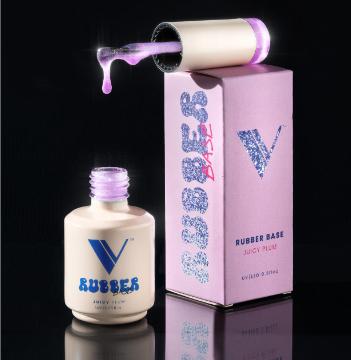 Rubber Base - Juicy Plum Gel Nail Polish Manicure