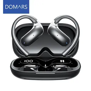 Domars Ear Mounted Wireless Headphones,Dolby Panorama,Electricity Display,Noise Isolation - 60H Playtime Wireless Earbuds Bluetooth 5.4, ENC Call Noise Reduction Noise,Headset Traveling Gadgets Outdoor hiking for Men and Women