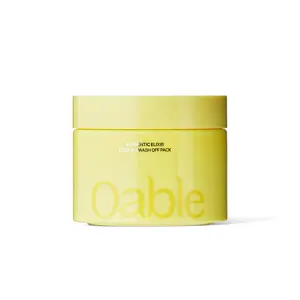 Oable Authentic Elixir Cooling Wash-Off Pack (95 ml / 3.2 fl.oz) | Cooling Mask for Gentle Pore Care, Depuff and Revive Tired Skin, Supports Protein for Smoother Healthier Skin Korean Skincare