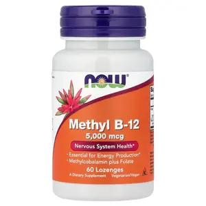NOW Foods Methyl B-12, 60 Lozenges