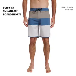 Quiksilver | Surfsilk Tijuana 19" Boardshorts | Adjustable Waist Drawstring | Quick Dry & Lightweight & Stretchable | Perfect for Surf & Beach Days