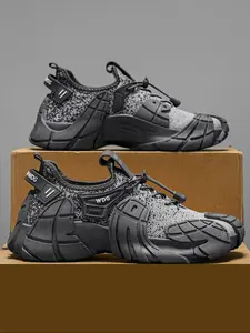 Men's Colorblock Breathable Sneakers, Casual Comfortable Sports Running Shoes, Male All-match Round Toe Shoes for Daily Wear, Trainer