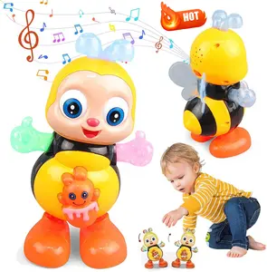 Dancing Bee Toy with Music & LED Lights Juguete de Abeja Bailarina con Música y Luces LED para Niños Fun Interactive Preschool Toy for Kids