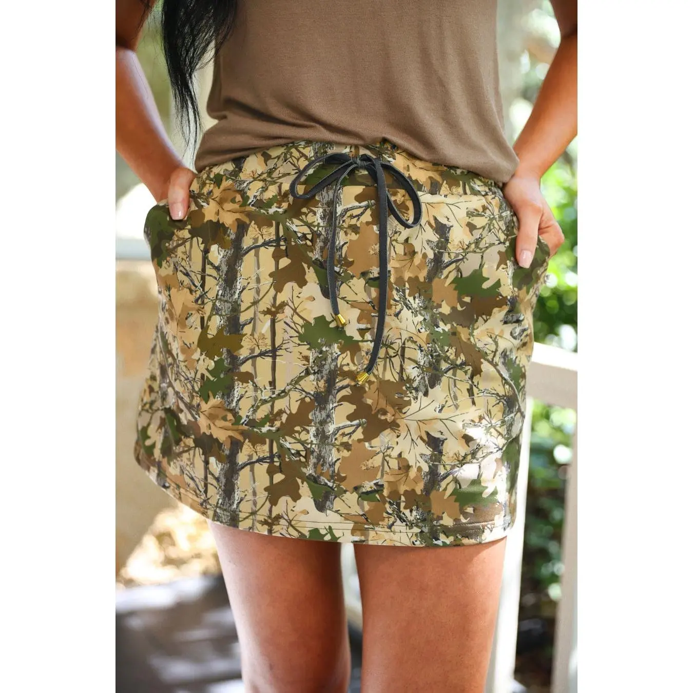Chloe Camo Skort- Classic