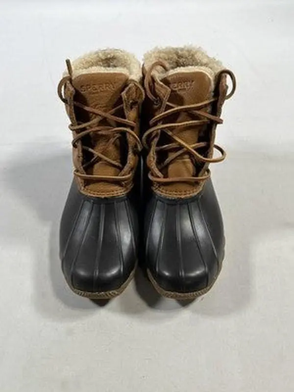 Sperry Saltwater Winter Lux Tan Women's Size 7 Waterproof Duck Boot