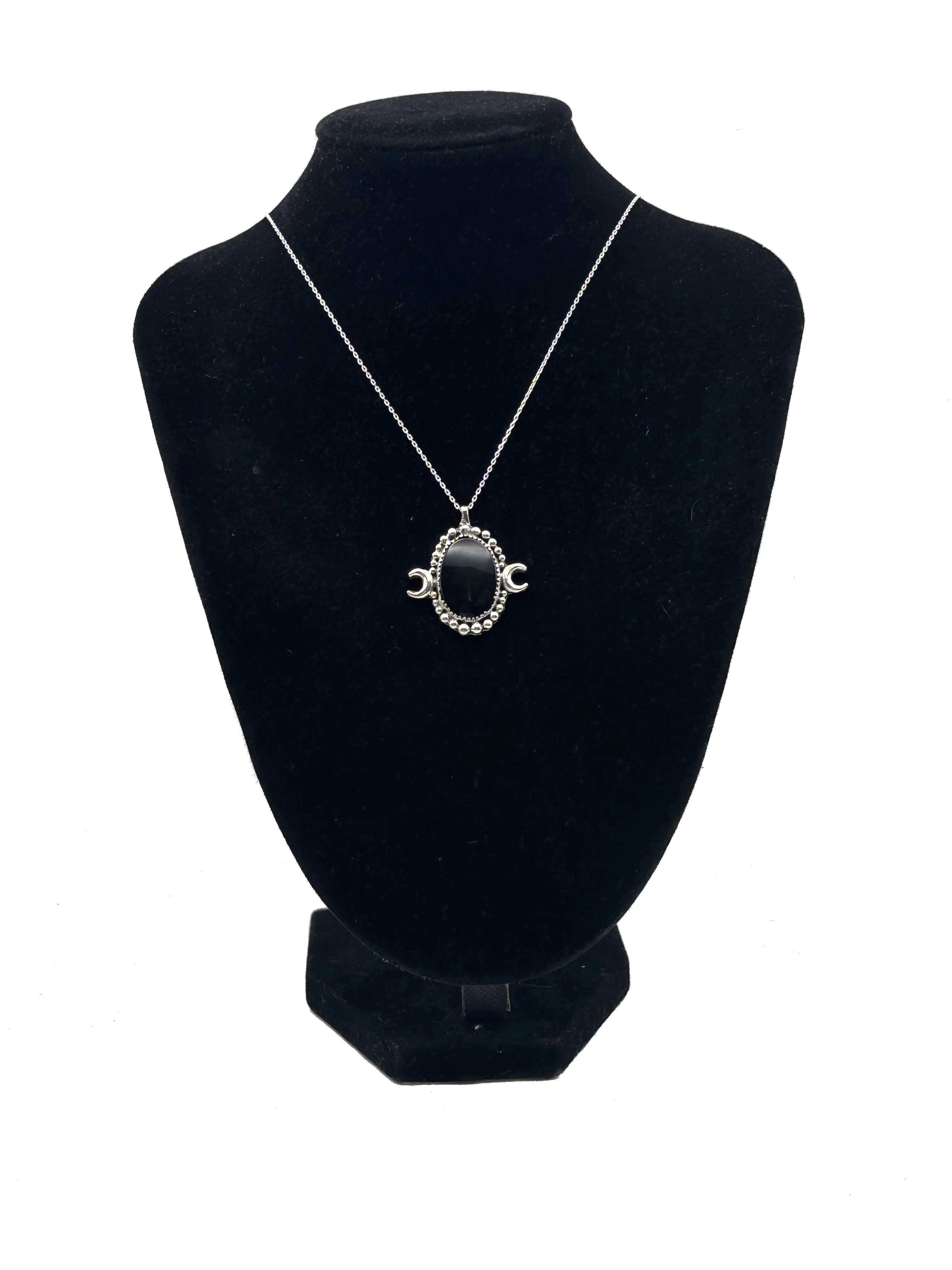 Handmade Sterling Silver Black Onyx Celestial Jewelry