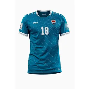 Personalized Iraq Soccer Jersey World Cup 2026, Custom Name Number Logo National Soccer Jersey B