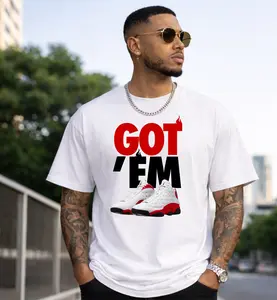 Shirt To Match Jordan 13 Chicago-GOT'EM Unisex White Maching T-Shirt