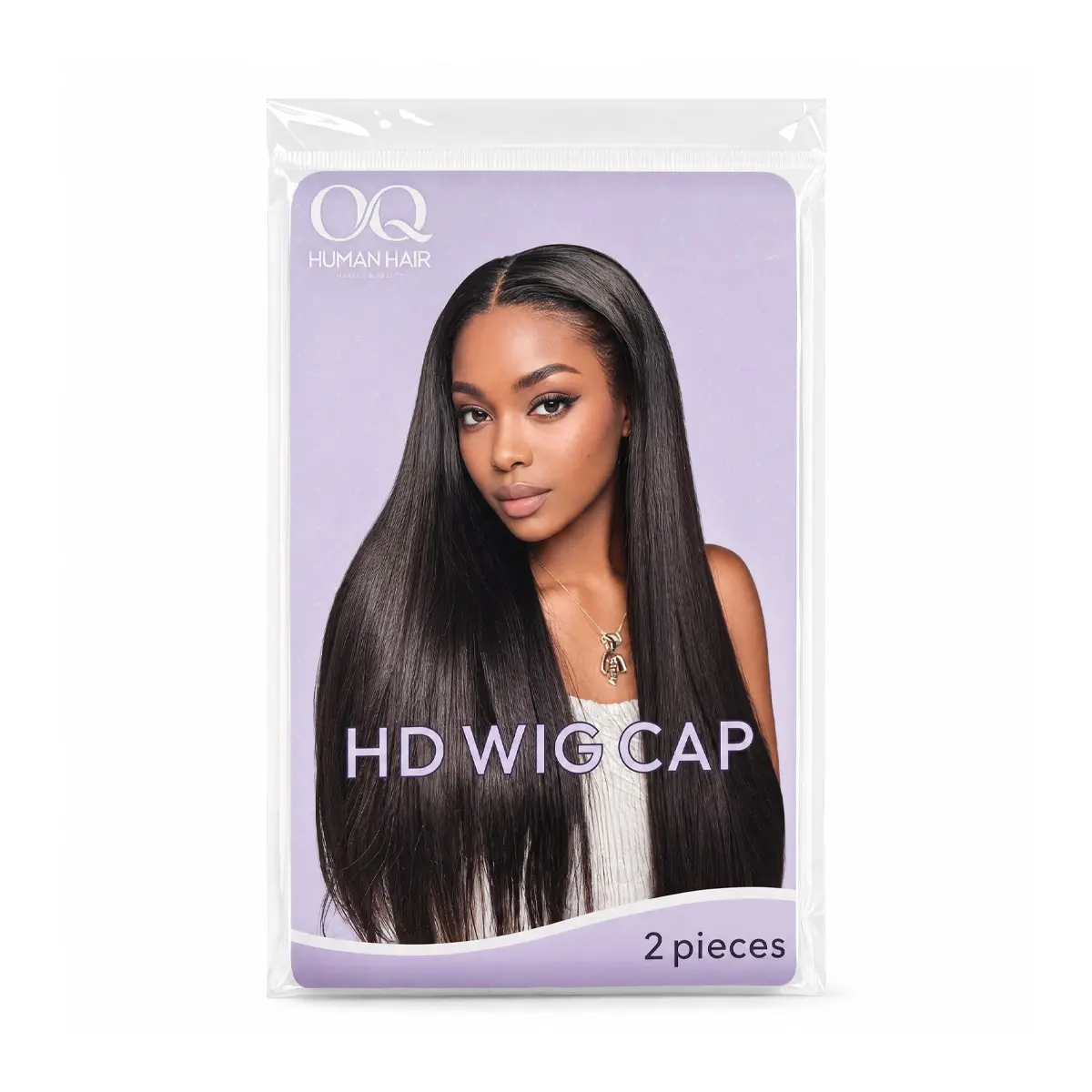 OQHAIR 1 PACK Invisible HD Human Hair Wig Cap Stretchable Elastic Hair Net For Women