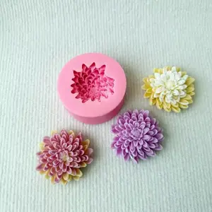 3D Floral Candlestick Mold with Multi-Layer Petal Design, Irregular Flower Shape, DIY Wedding Decorations, Wax & Resin Crafts, Reusable