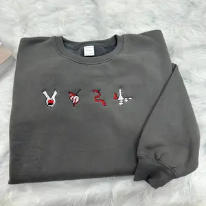 Twilight Book Cover Embroidered Sweatshirt, Hoodie, New Moon Eclipse Breaking Dawn Apparel
