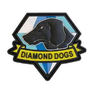 Diamond Dogs Metal Gear Solid Tactical Patch [3D-PVC Rubber-3.0 X 2.6 -DG3]