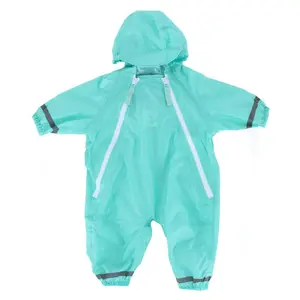 CTM Toddler Waterproof Rainsuit with Reflective Stripes by Wootie, Rain Jackets