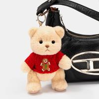 5.9 Inches Christmas Sweater Brown Mini Bear