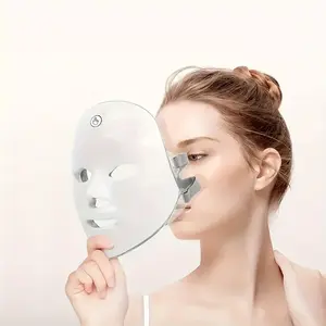 7-Color LED Face Mask – Summer Skincare Device, At-Home Glow Routine, Cordless Beauty Tool, Self Care Essential, Summer Gift for Women