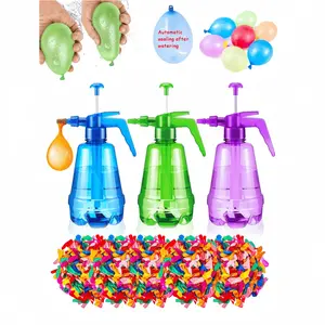 Water Balloon Pump 3 in 1 Air and Water Filler, Portable Water Balloon Filling Station for Summer Parties, Quick Inflation for Water Battles