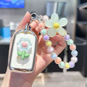 ACEBOY For Hondakey Accord Key Fob Cover For Civic, CRV, Pilot, Ridgeline 2016-2022, Soft TPU Full Protection Case With Keychain