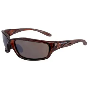 Crossfire Infinity Safety Glasses Brown with HD Brown Mirror Lenses