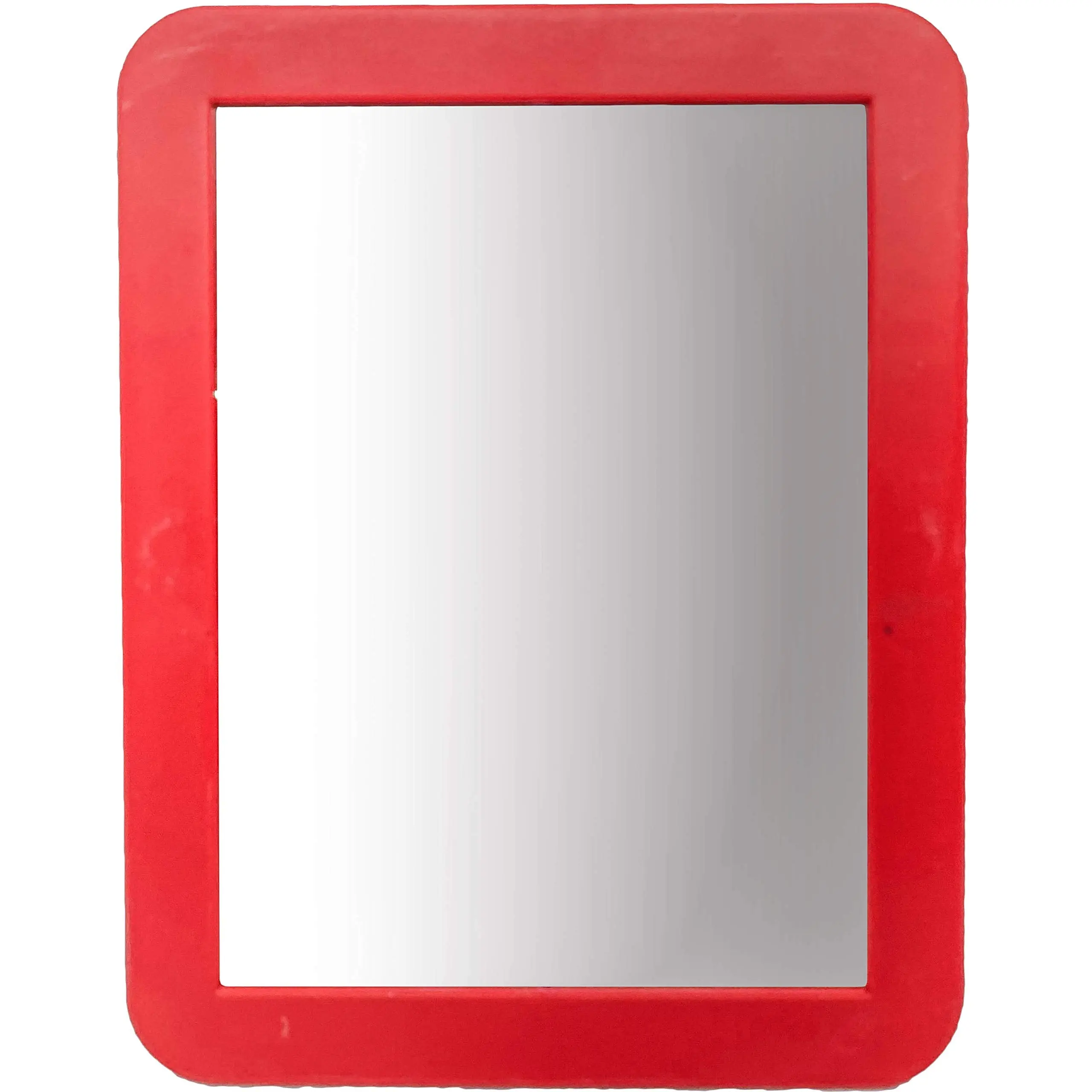 5.25x6.875 Inch Magnetic-Mount Real Glass Mirror Panel, 1-Piece Locker Mirror for Home Decor