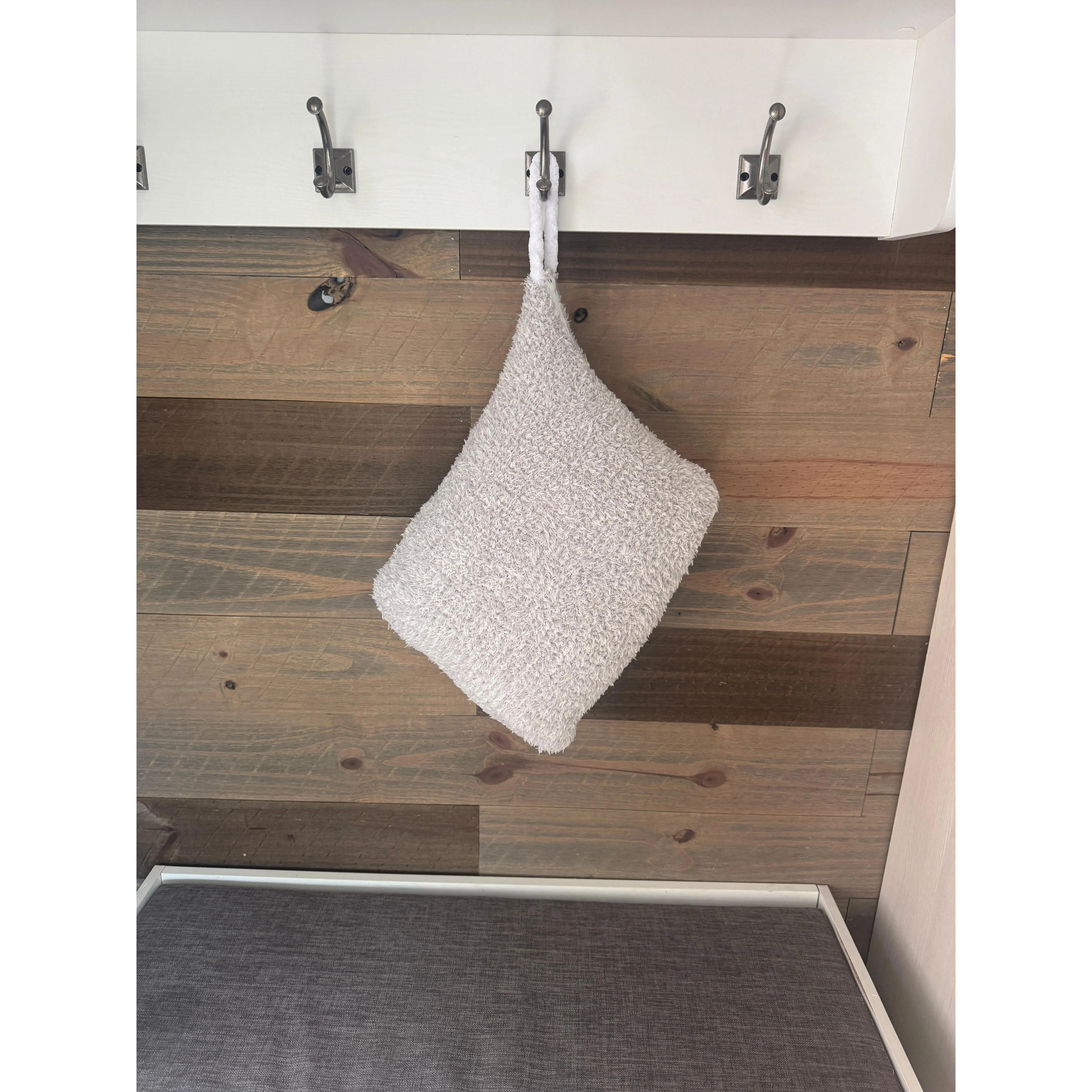 Gray Blanket Pillow with Handle (50x60)